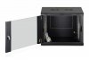 Digitus Szafa sieciowa wisząca Dynamic 19 9U rack 474x600x450mm, drzwi szyba, czarna, niezłożona, 60kg